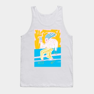 Yellow Forest Tank Top